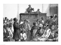 A Congregation at Washington Fine Art Print