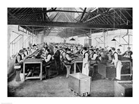 One of the cigar manufacturing departments at Messrs Salmon and Gluckstein's Ltd Fine Art Print