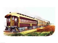 The Lightning Express Fine Art Print