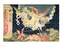 St. Michael and his angels fighting the dragon Fine Art Print