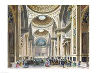 Interior of La Madeleine, Paris Fine Art Print