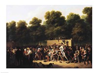 The Distribution of Food and Wine on the Champs-Elysees by Louis-Leopold Boilly - various sizes, FulcrumGallery.com brand