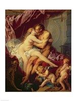 Hercules and Omphale Fine Art Print