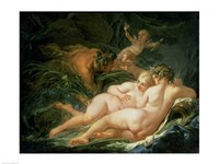 Pan and Syrinx, 1759 Fine Art Print