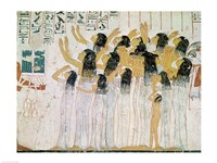 Weeping Women in a Funeral Procession Fine Art Print