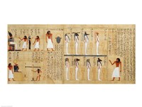 Mythological papyrus of Imenemsaouf Fine Art Print