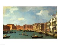 View of the Canal of Santa Chiara, Venice Fine Art Print