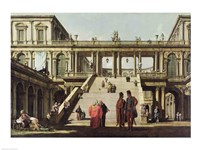 Castle Courtyard, 1762 Fine Art Print