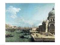 The Entrance to the Grand Canal and the church of Santa Maria della Salute, Venice Fine Art Print