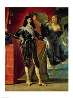 Louis XIII Crowned by Victory Fine Art Print