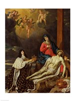 The Vow of Louis XIII King of France and Navarre, 1638 Fine Art Print