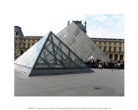 Louvre Pyramid in Paris Fine Art Print