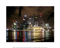 Singapore at Night Fine Art Print