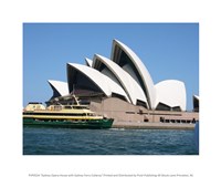 Sydney Opera House with Sydney Ferry Collaroy Fine Art Print