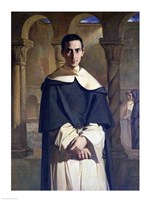 Portrait of Jean Baptiste Henri Lacordaire Fine Art Print