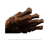 Three Headed Dragon Fine Art Print