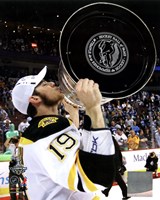 Tyler Seguin with the Stanley Cup  Game 7 of the 2011 NHL Stanley Cup Finals(#49) Fine Art Print
