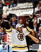 Milan Lucic with the Stanley Cup  Game 7 of the 2011 NHL Stanley Cup Finals(346) - 8" x 10" - $12.99