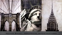 Monumental Infrastructures by Nathan Bailey - 39" x 22"
