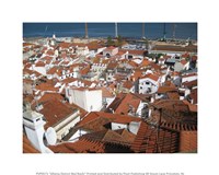 Alfama District Red Roofs Fine Art Print