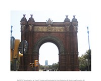 Barcelona Arc de Triomf Fine Art Print