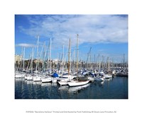 Barcelona Harbour Fine Art Print