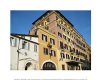 Buildings Close to Spanish Steps Fine Art Print