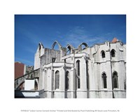 Lisbon Carmo Convent Arches Fine Art Print