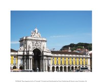 Rua Augusta Arch of Triumph Fine Art Print