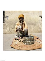 Snake Charmer Jaipur India Fine Art Print