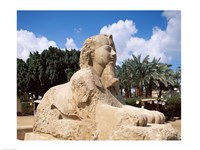 Alabaster Sphinx, Memphis, Egypt Fine Art Print
