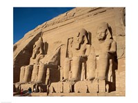Temple of Ramses II, Abu Simbel, Egypt Fine Art Print