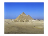 Giza Pyramids, Giza, Egypt (far view) Fine Art Print