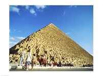 Giza Pyramids, Giza, Egypt (camel) Fine Art Print