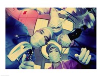 Low angle view of surgeons Fine Art Print