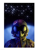 US Airforce Fighter Pilot Fine Art Print