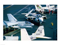 Flight Operations USS Eisenhower Aircraft Carrier Fine Art Print