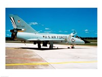 Side profile of a US Air Force airplane Fine Art Print