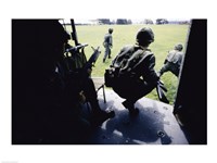 UH-1H, Troops Dismounting from Helicopters Fine Art Print