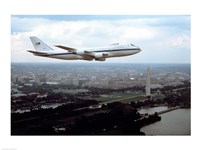 E-4B Advanced Airborne Command Post Washington, D.C. Fine Art Print