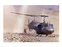 UH-1A Iroquois Helicopters Fine Art Print