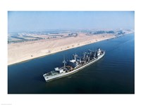 USS Neosho Transits the Suez Canal Fine Art Print