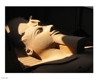 Kolosstatue Ramses II Memphis Egypt Fine Art Print