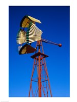 Fan Windmill in Texas Fine Art Print