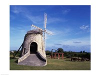 Windmill at the Whim Plantation Museum, Frederiksted, St. Croix Fine Art Print