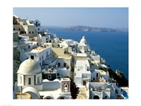 Skyline in Cyclades Islands, Greece Fine Art Print