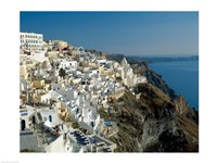 Thira (Fira), Cyclades Islands, Greece Fine Art Print