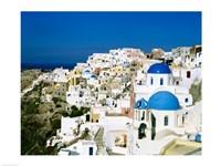 Santorini, Oia, Cyclades Islands, Greece Framed Print