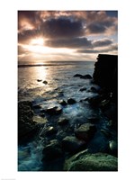 Sunrise over the sea, Cabrillo National Monument, San Diego, California, USA Fine Art Print