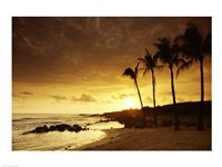 Kauai Hawaii USA at Sunset Fine Art Print